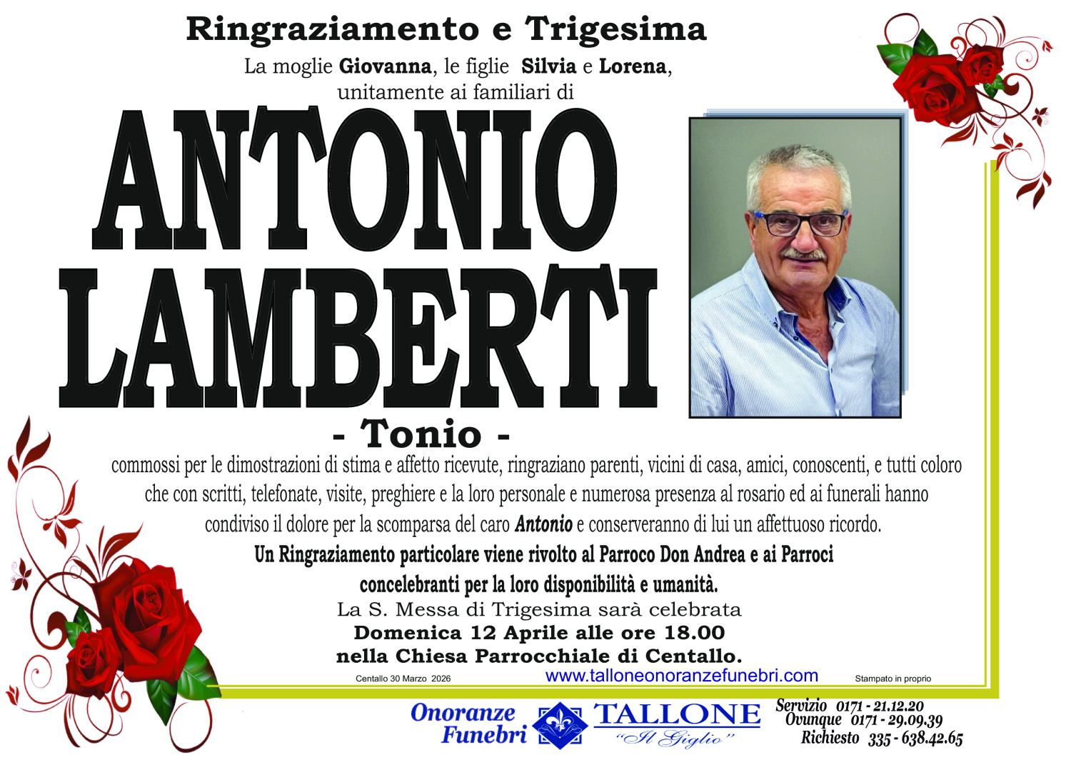 <br />
<b>Warning</b>:  Undefined variable $info in <b>/home/tallone/public_html/ringraziamenti.php</b> on line <b>68</b><br />
Antonio Lamberti